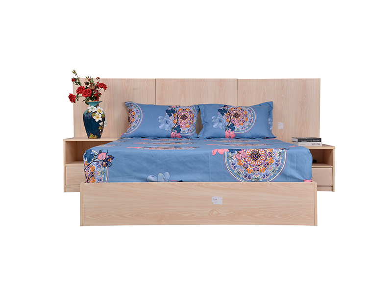 单人床 公寓床 出租屋床 卧室床 板式原木板